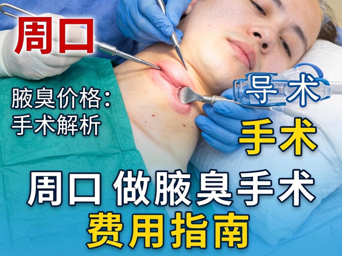 周口腋臭手术价格解析，周口做腋臭手术费用指南