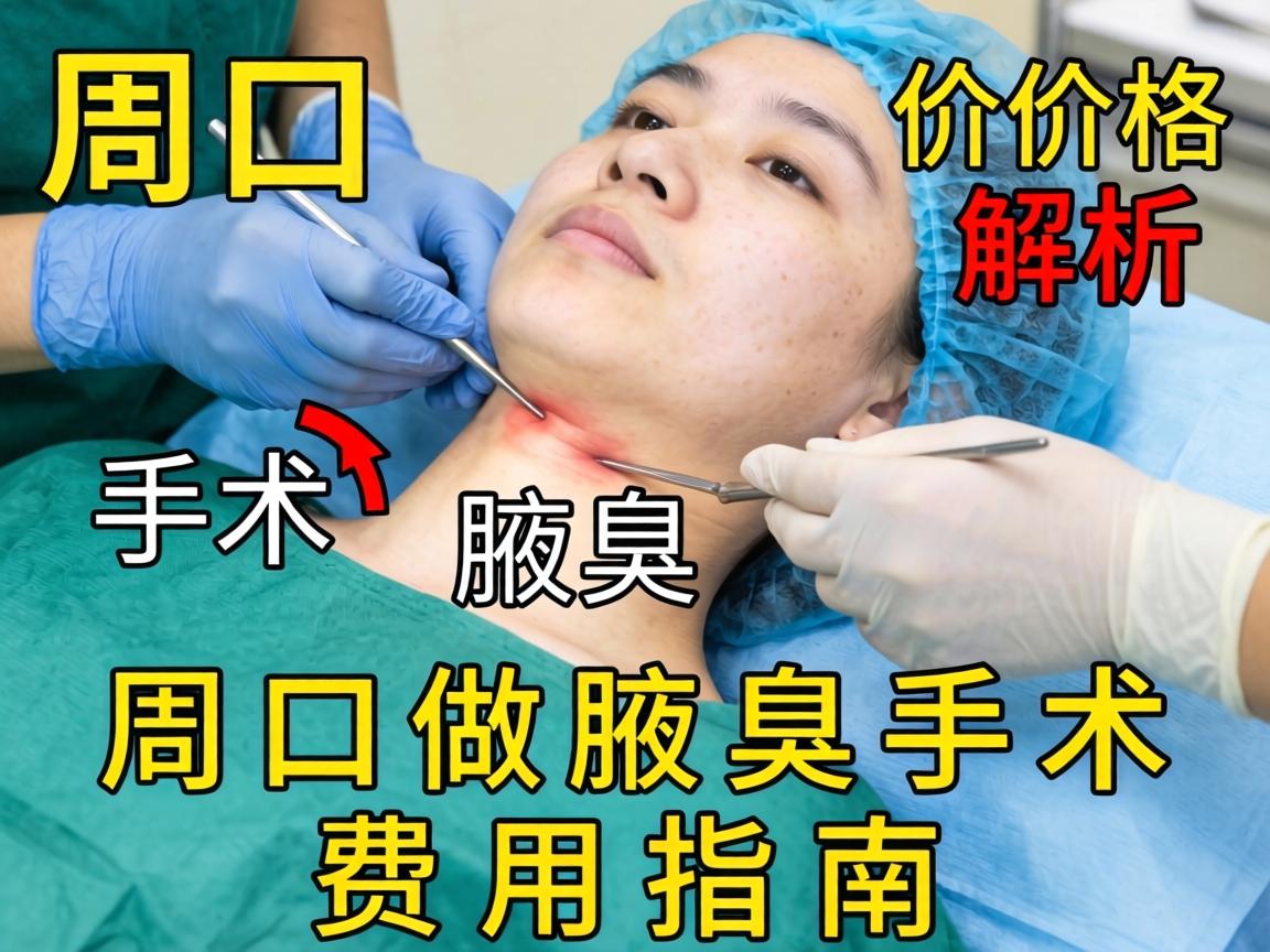 周口腋臭手术价格解析，周口做腋臭手术费用指南