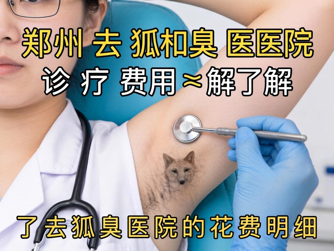 郑州去狐臭医院诊疗费用解析，了解去狐臭医院的花费明细