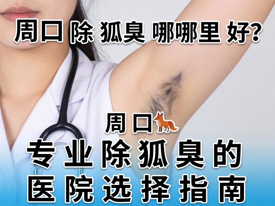 周口除狐臭哪里好？周口专业除狐臭的医院选择指南
