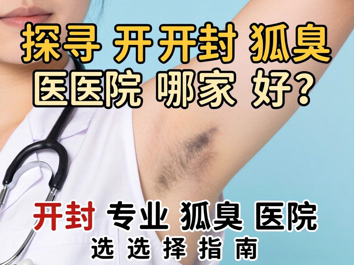 探寻开封狐臭医院哪家好？开封专业狐臭医院选择指南