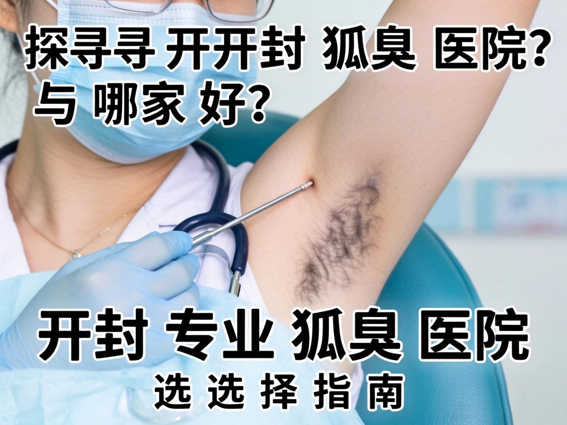 探寻开封狐臭医院哪家好？开封专业狐臭医院选择指南