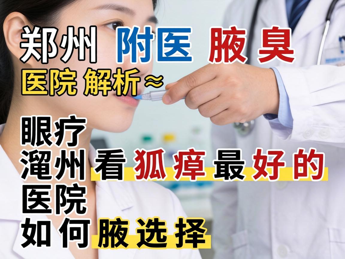 郑州附医腋臭医院解析，郑州看狐臭最好的医院如何选择