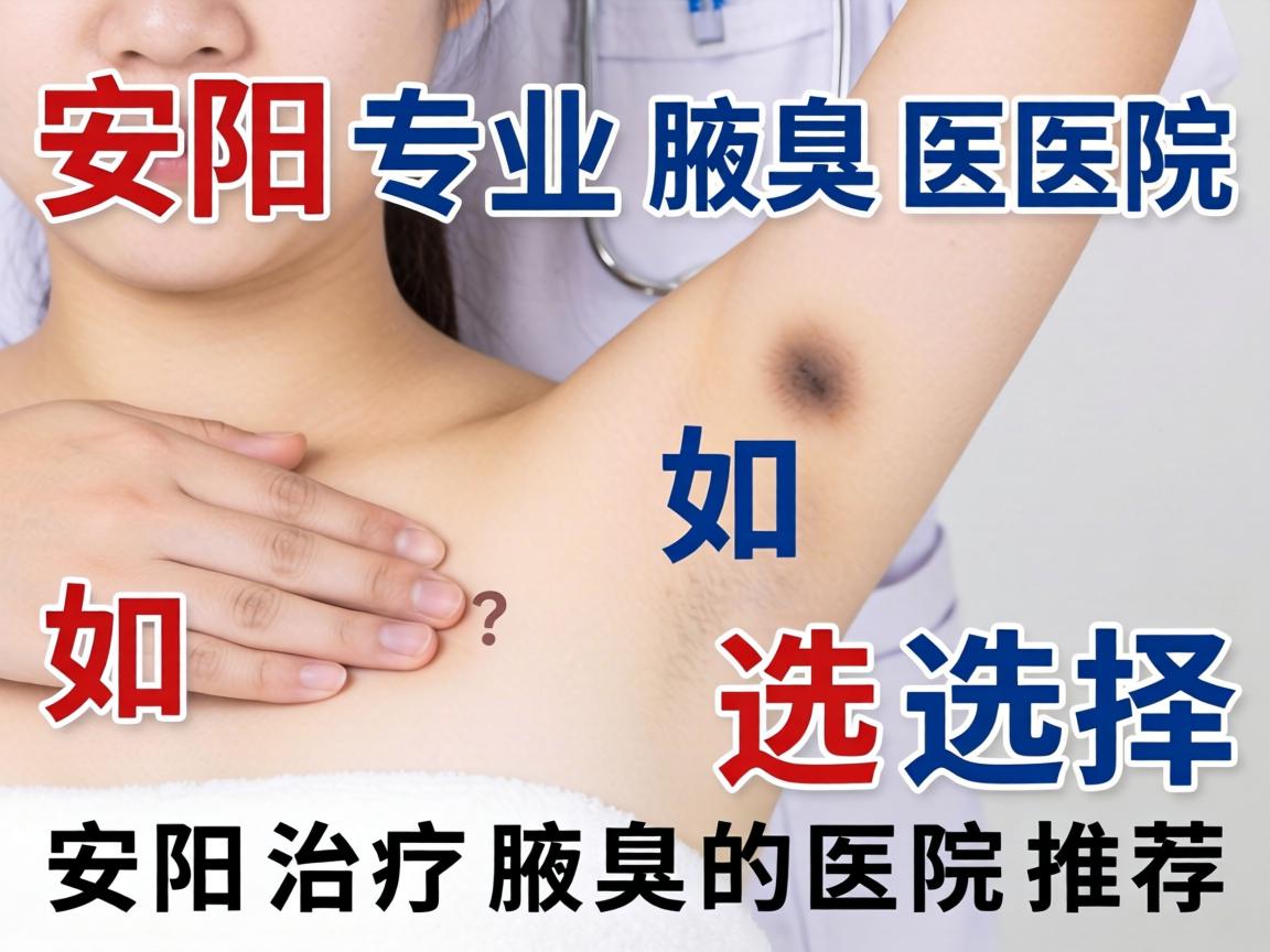 安阳专业腋臭医院如何选择？安阳治疗腋臭的医院推荐