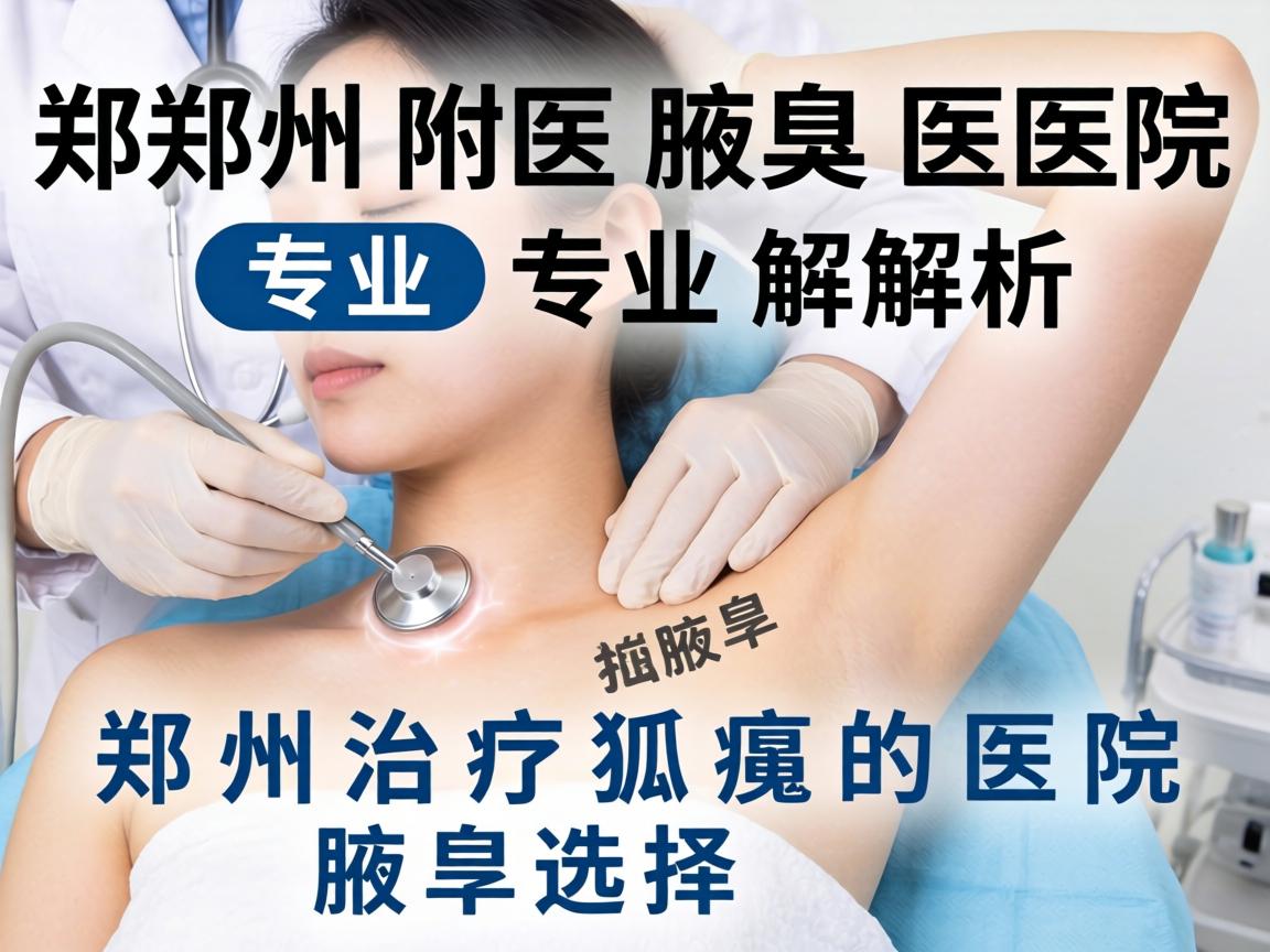 郑州附医腋臭医院专业解析，郑州治疗狐臭的医院选择