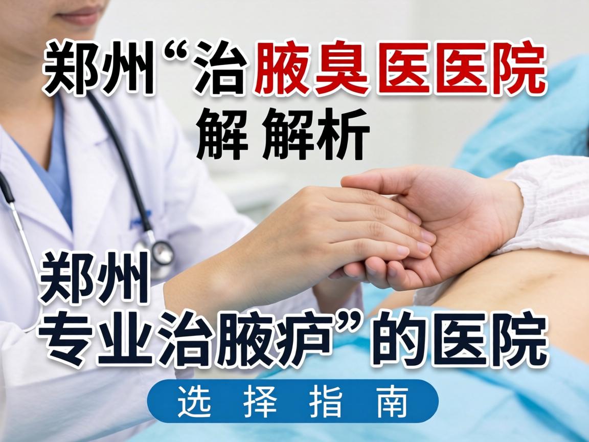 郑州治腋臭医院解析，郑州专业治腋臭的医院选择指南