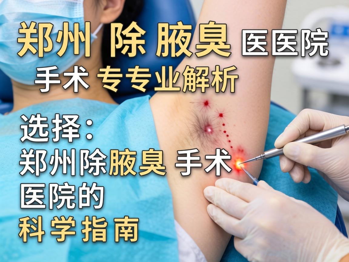 郑州除腋臭手术医院专业解析，选择郑州除腋臭手术医院的科学指南