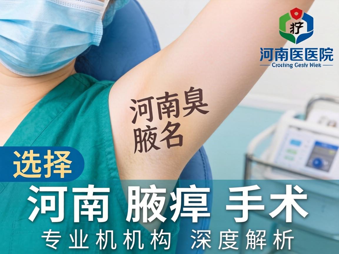 选择河南腋臭手术医院，河南腋臭手术专业机构深度解析