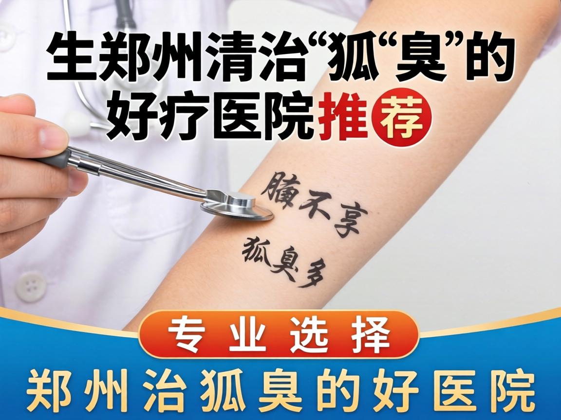 郑州治狐臭的好医院推荐，专业选择郑州治狐臭的好医院