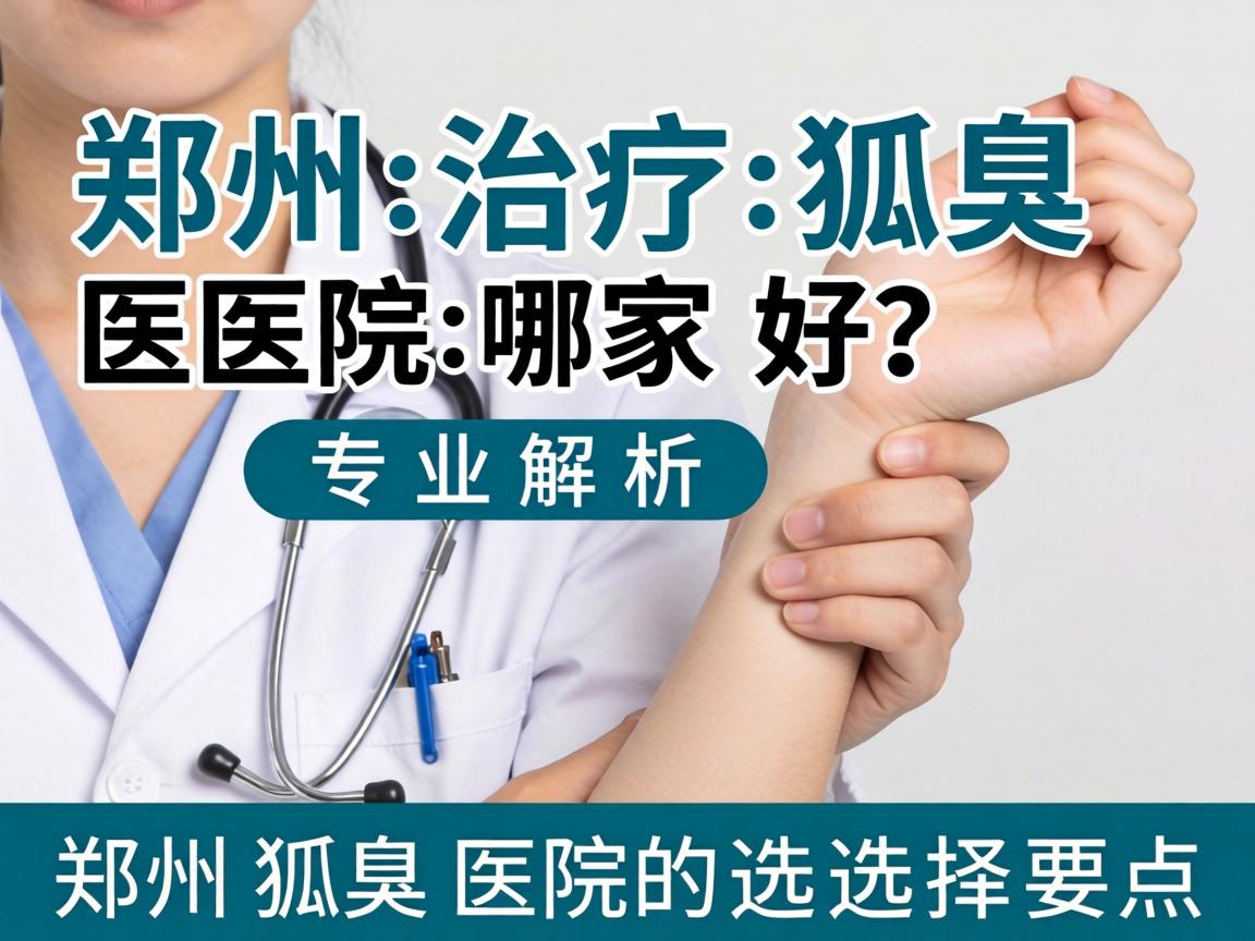 郑州治疗狐臭医院哪家好？专业解析郑州狐臭医院的选择要点