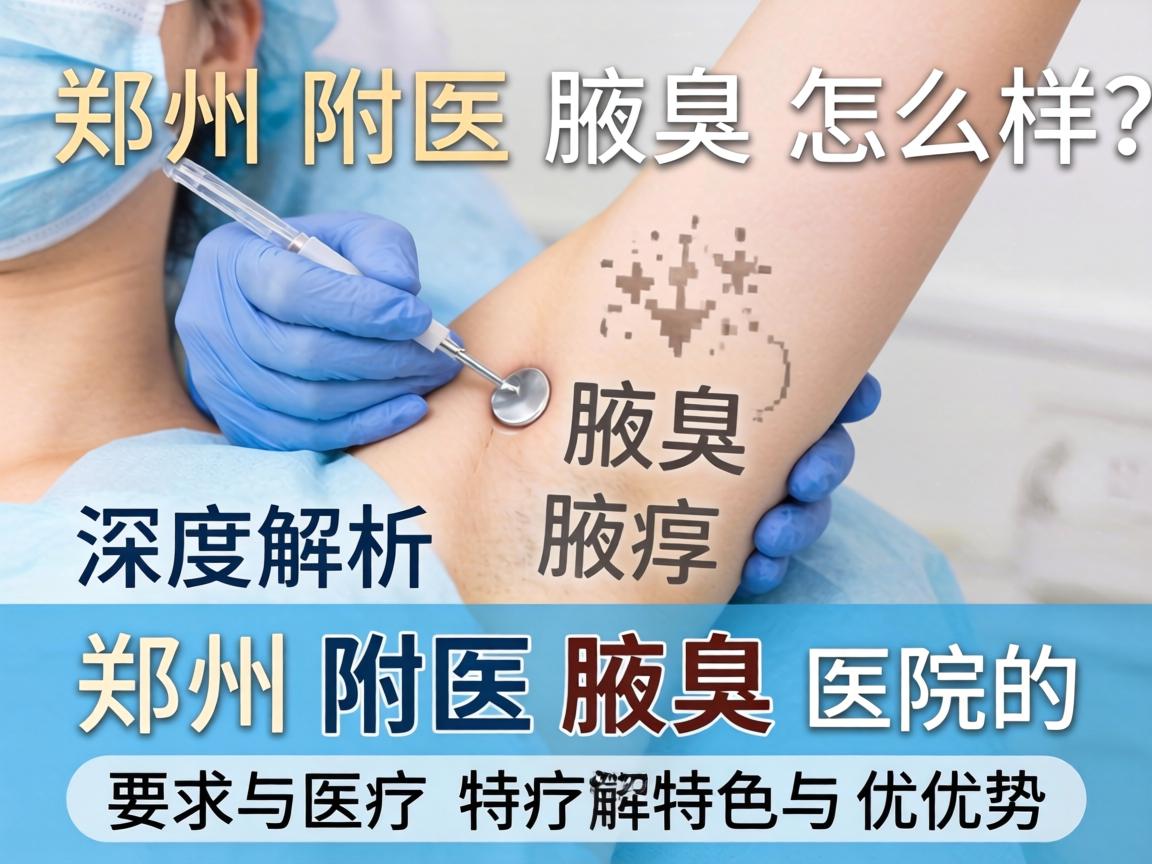 郑州附医腋臭医院怎么样？深度解析郑州附医腋臭医院的特色与优势