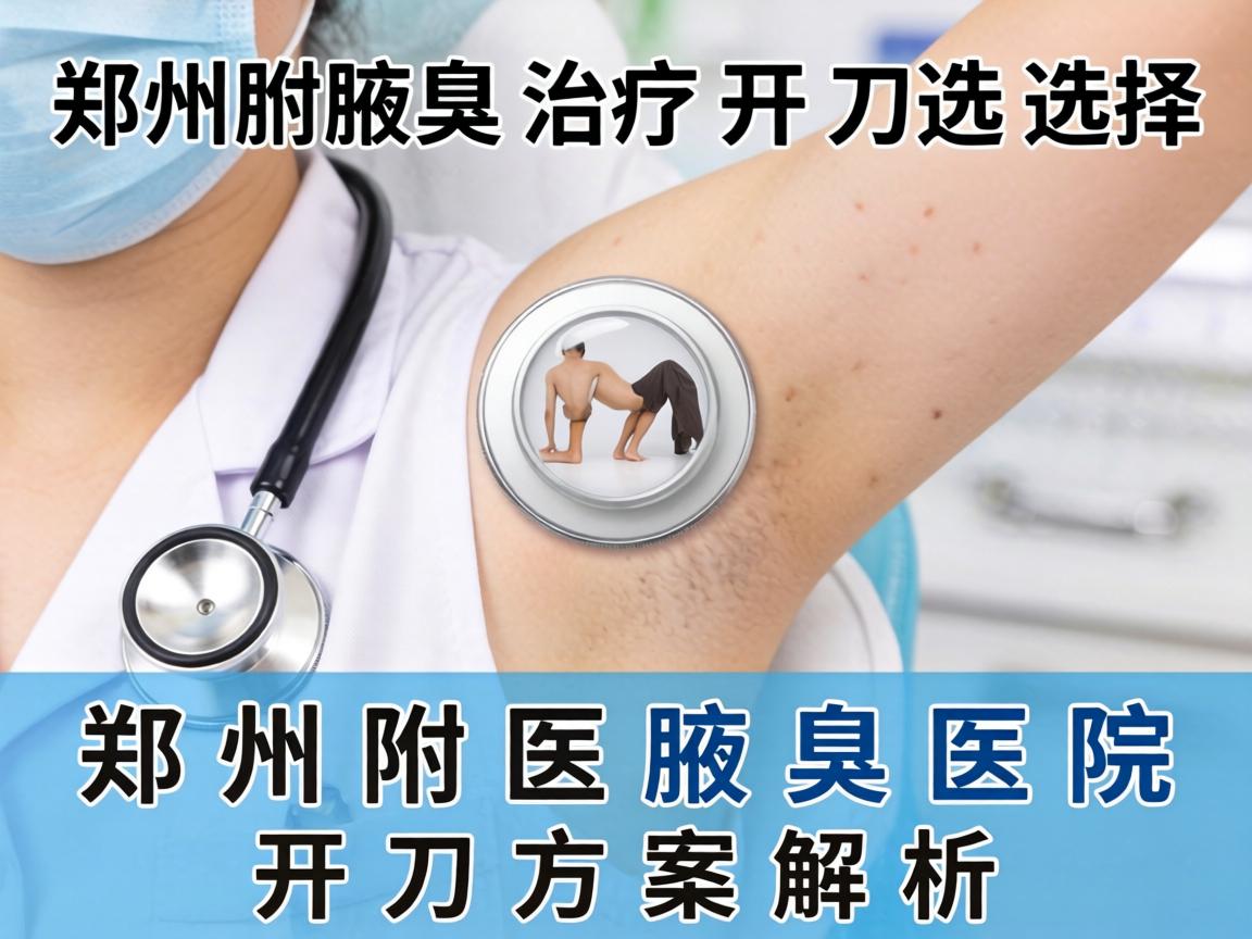 郑州腋臭治疗开刀选择，郑州附医腋臭医院开刀方案解析