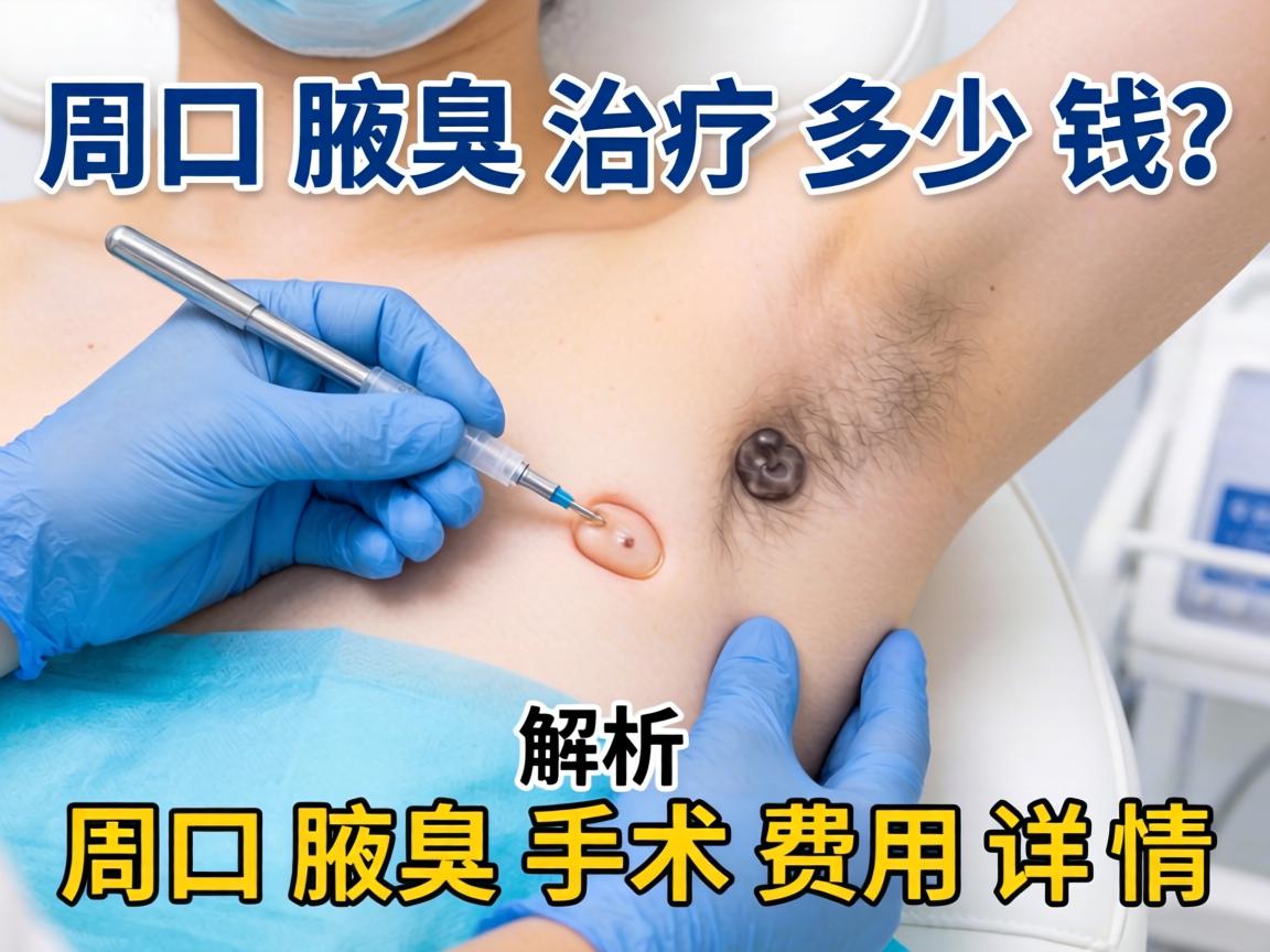 周口腋臭治疗多少钱？解析周口腋臭手术费用详情
