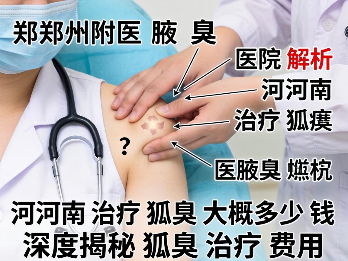 郑州附医腋臭医院解析，河南治疗狐臭大概多少钱？深度揭秘狐臭治疗费用