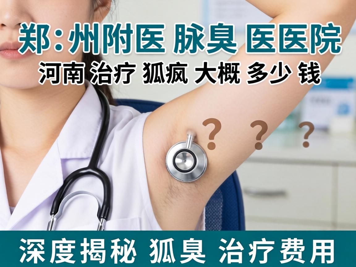 郑州附医腋臭医院解析，河南治疗狐臭大概多少钱？深度揭秘狐臭治疗费用