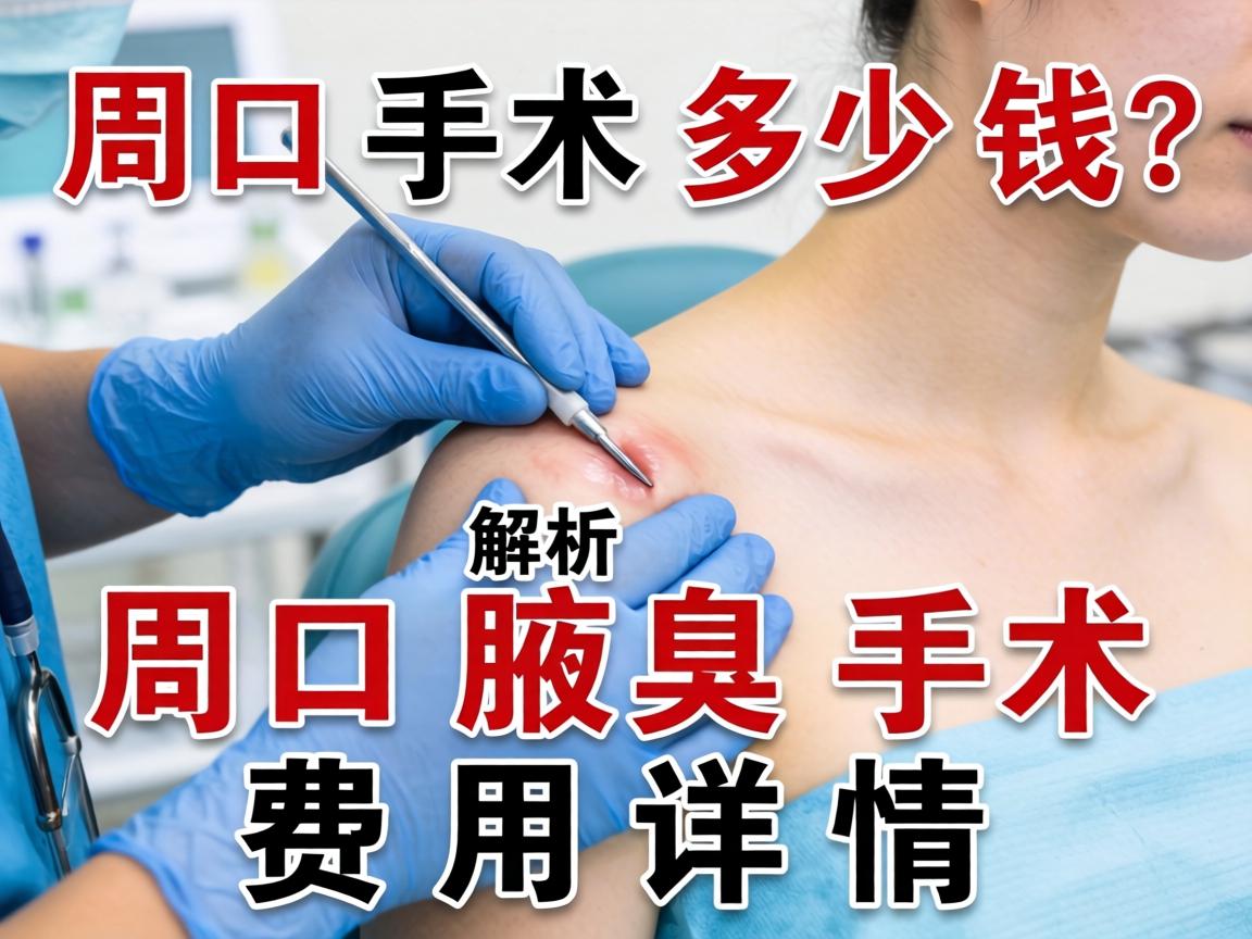 周口腋臭手术多少钱？解析周口腋臭手术费用详情