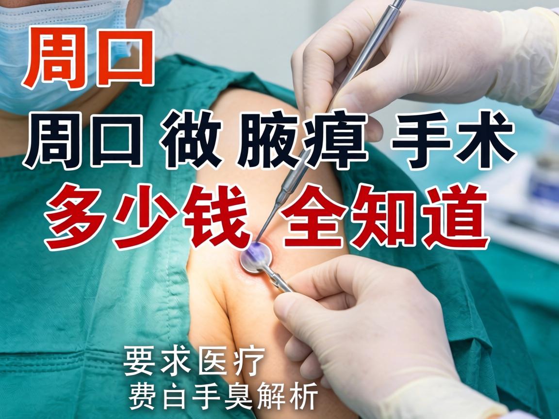 周口腋臭手术费用解析，周口做腋臭手术多少钱全知道