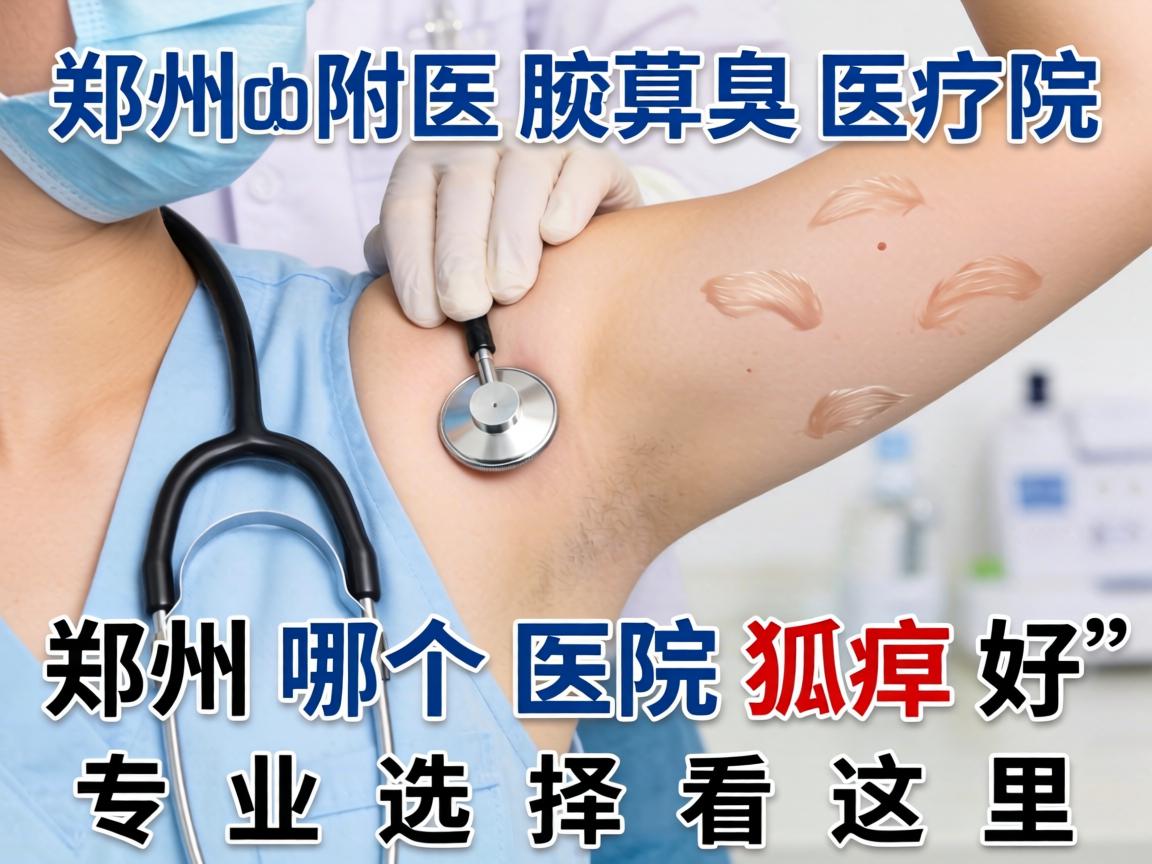 郑州附医腋臭医院解析，郑州哪个医院狐臭好，专业选择看这里