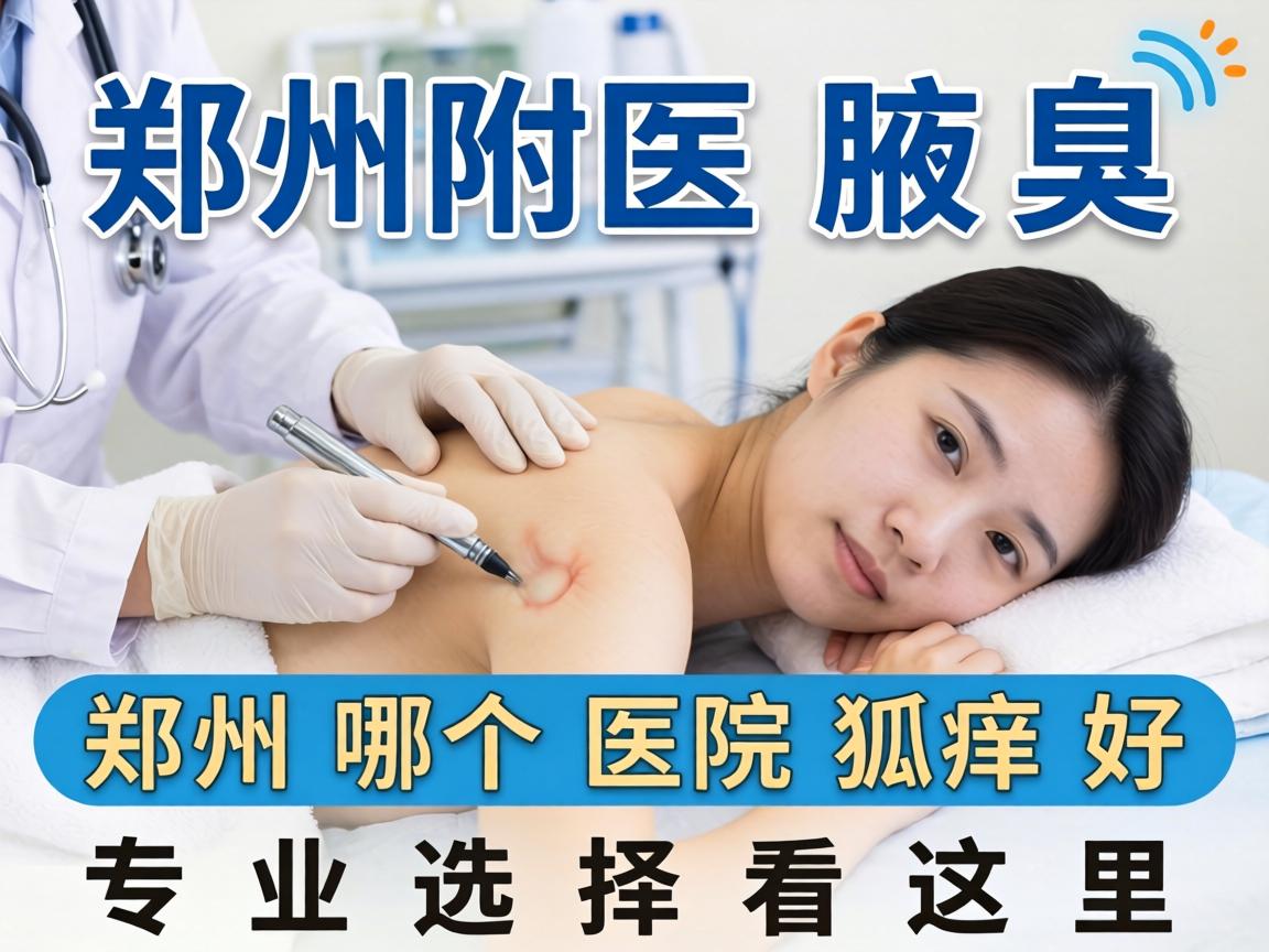郑州附医腋臭医院解析，郑州哪个医院狐臭好，专业选择看这里