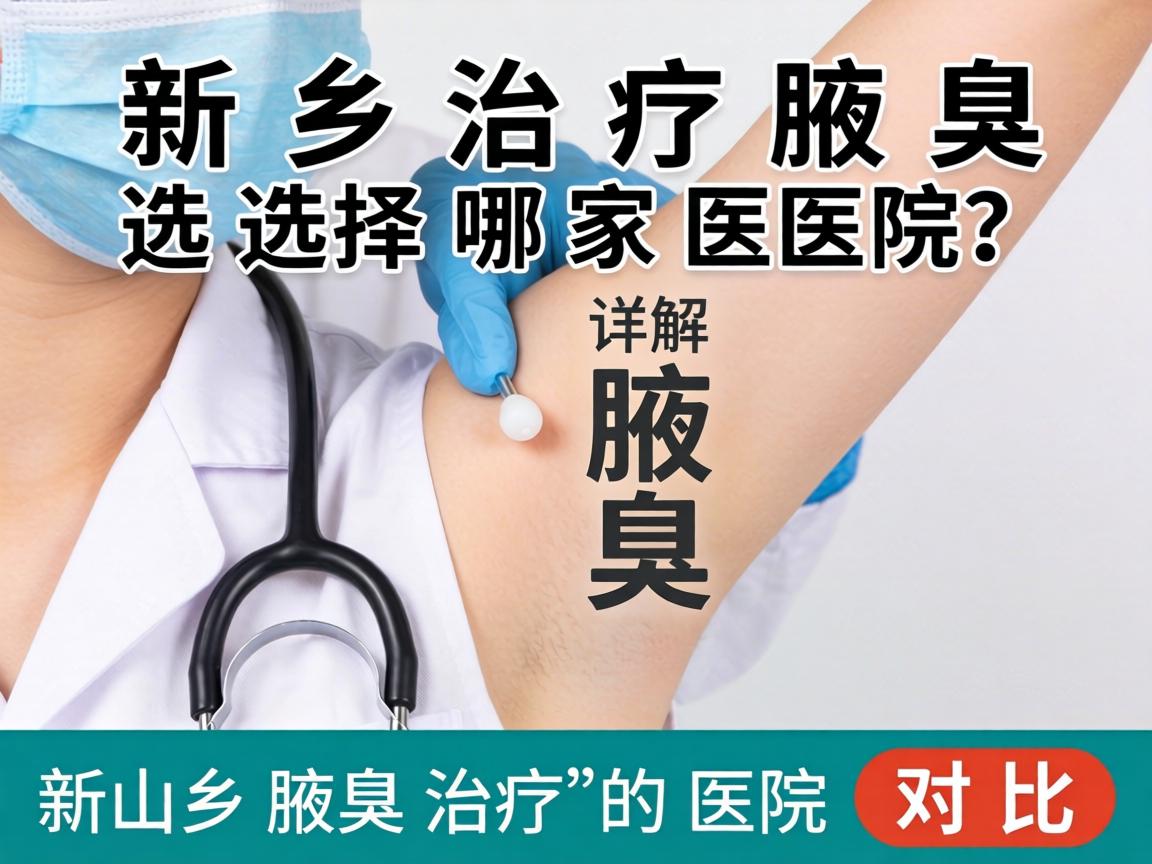 新乡治疗腋臭选择哪家医院？详解新乡腋臭治疗的医院对比