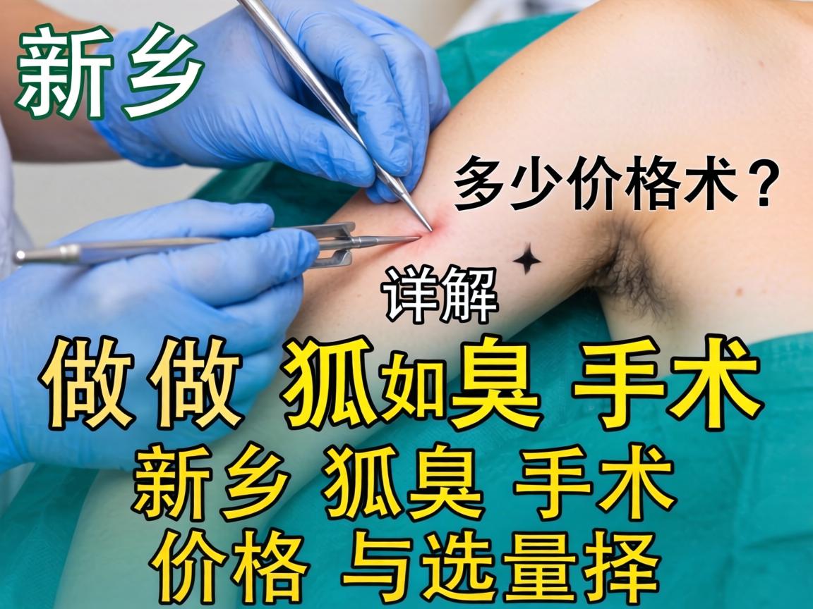 新乡做狐臭手术多少价格？详解新乡狐臭手术价格与选择