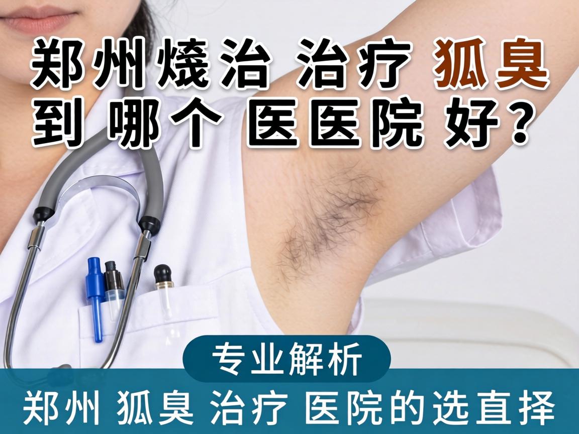 郑州治疗狐臭到哪个医院好？专业解析郑州狐臭治疗医院的选择