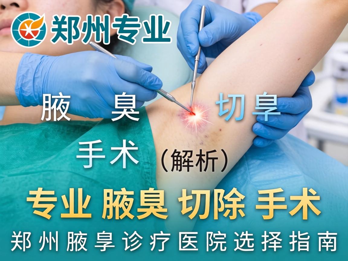 郑州专业腋臭切除手术医院解析，郑州腋臭诊疗医院选择指南