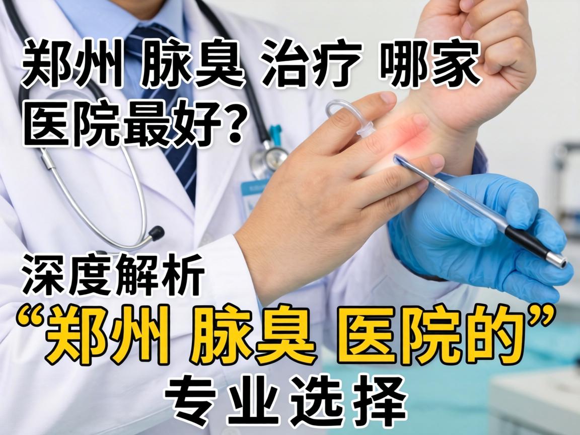 郑州腋臭治疗哪家医院最好？深度解析郑州腋臭医院的专业选择