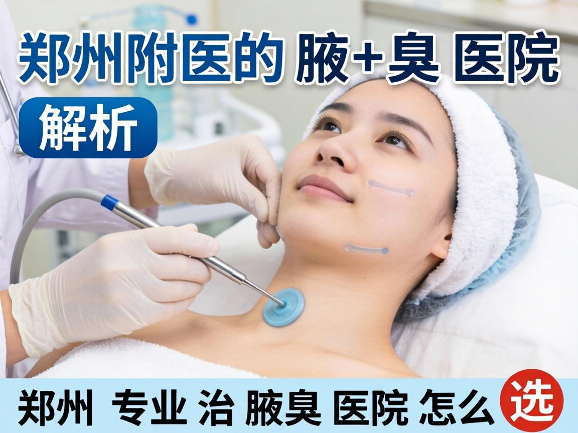 郑州附医腋臭医院解析，郑州专业治腋臭医院怎么选