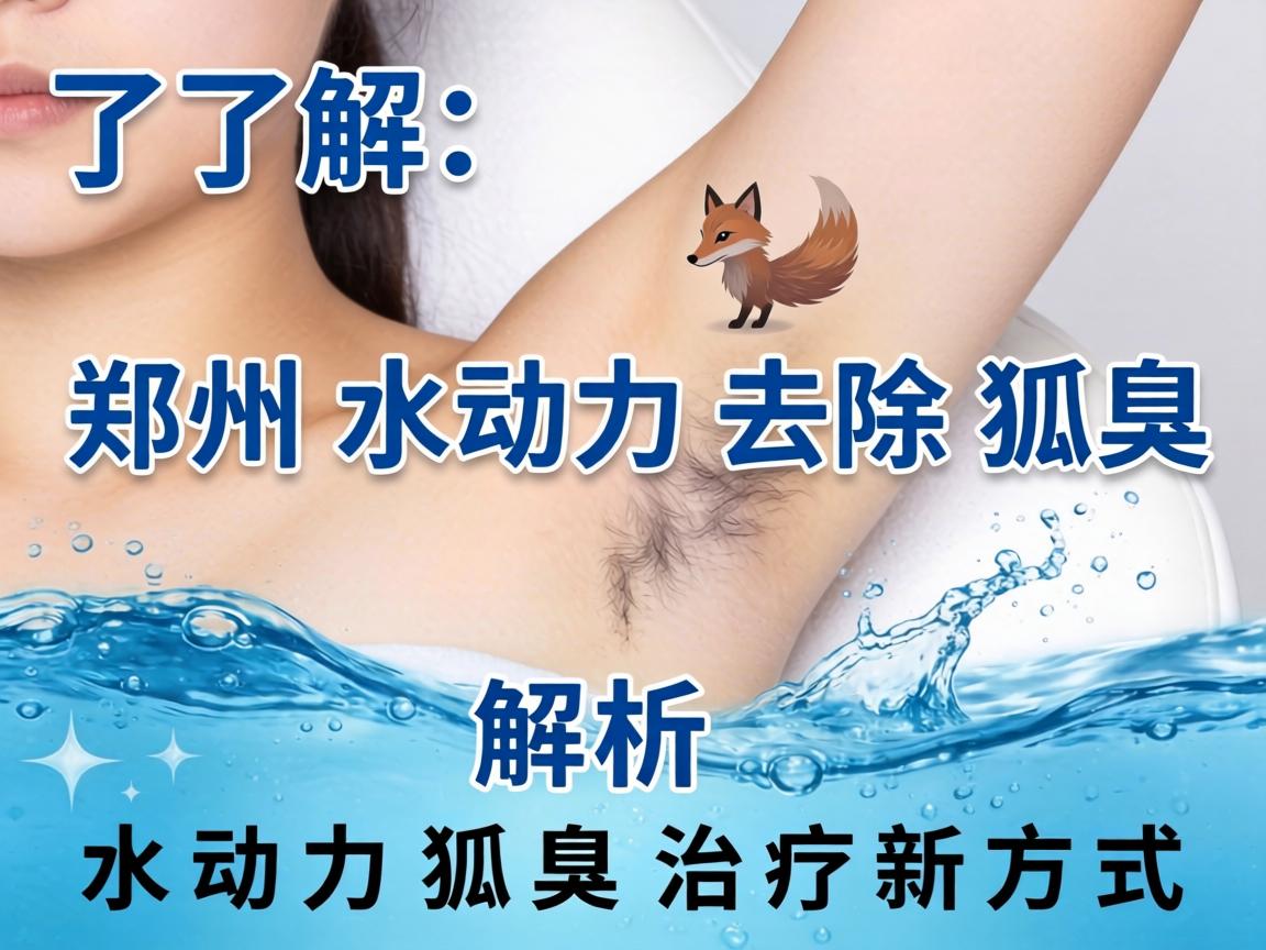 了解郑州水动力去除狐臭 解析水动力狐臭治疗新方式