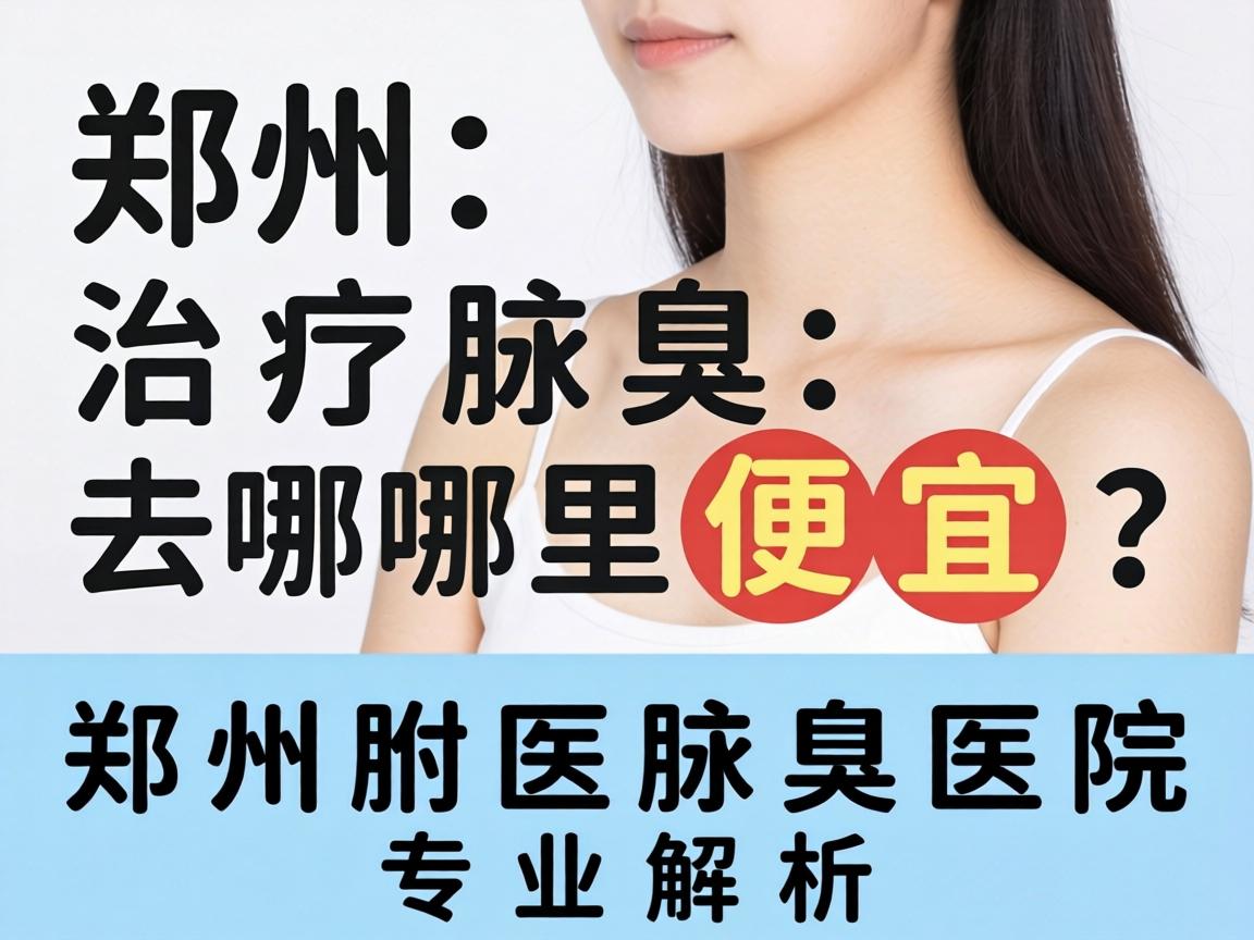 郑州治疗腋臭去哪里便宜？郑州附医腋臭医院专业解析