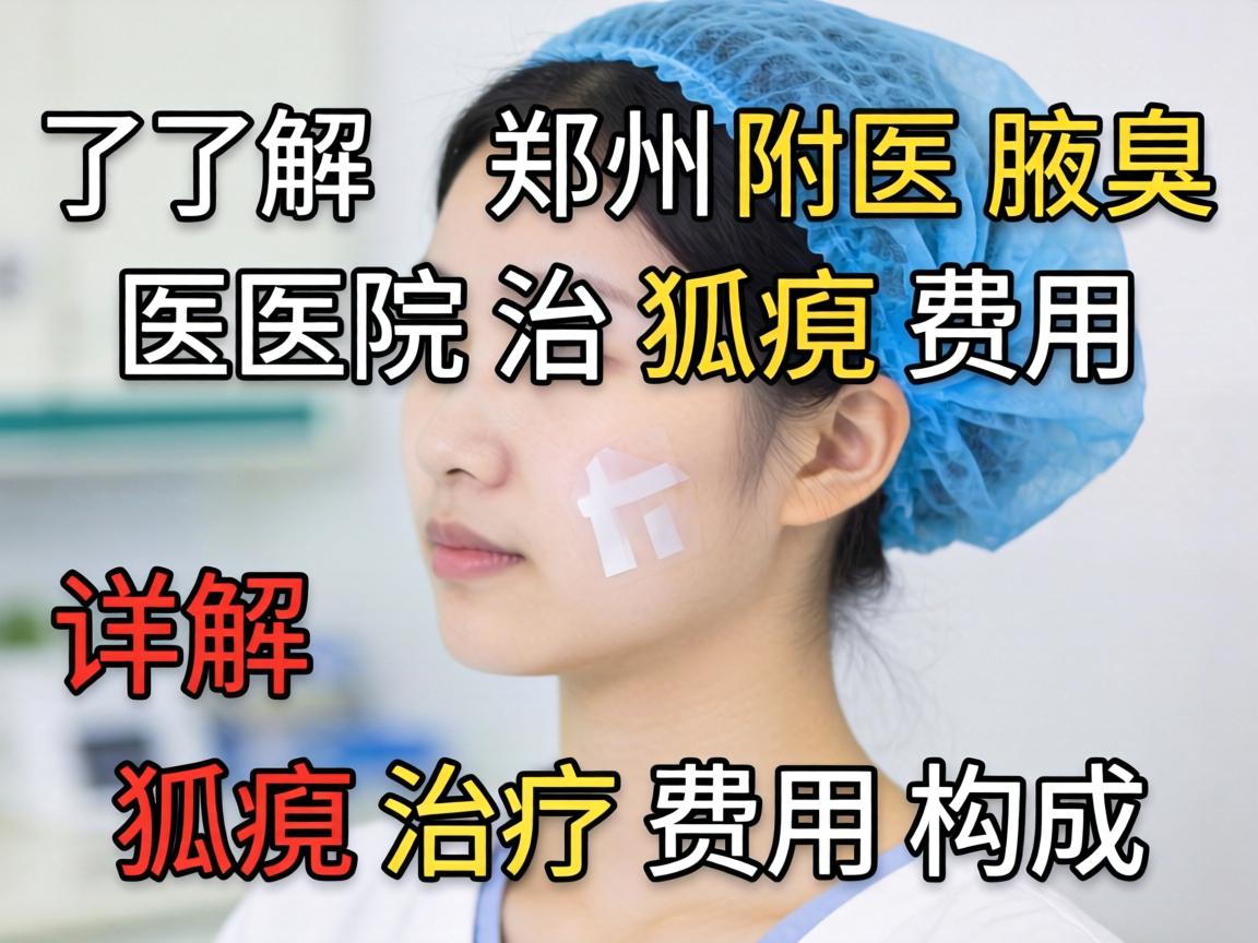 了解郑州附医腋臭医院治狐臭费用，详解狐臭治疗费用构成