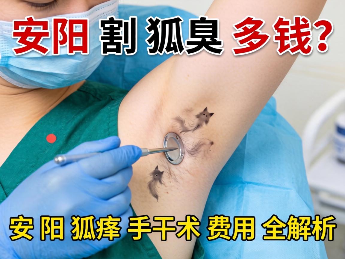 安阳割狐臭多钱？安阳狐臭手术费用全解析