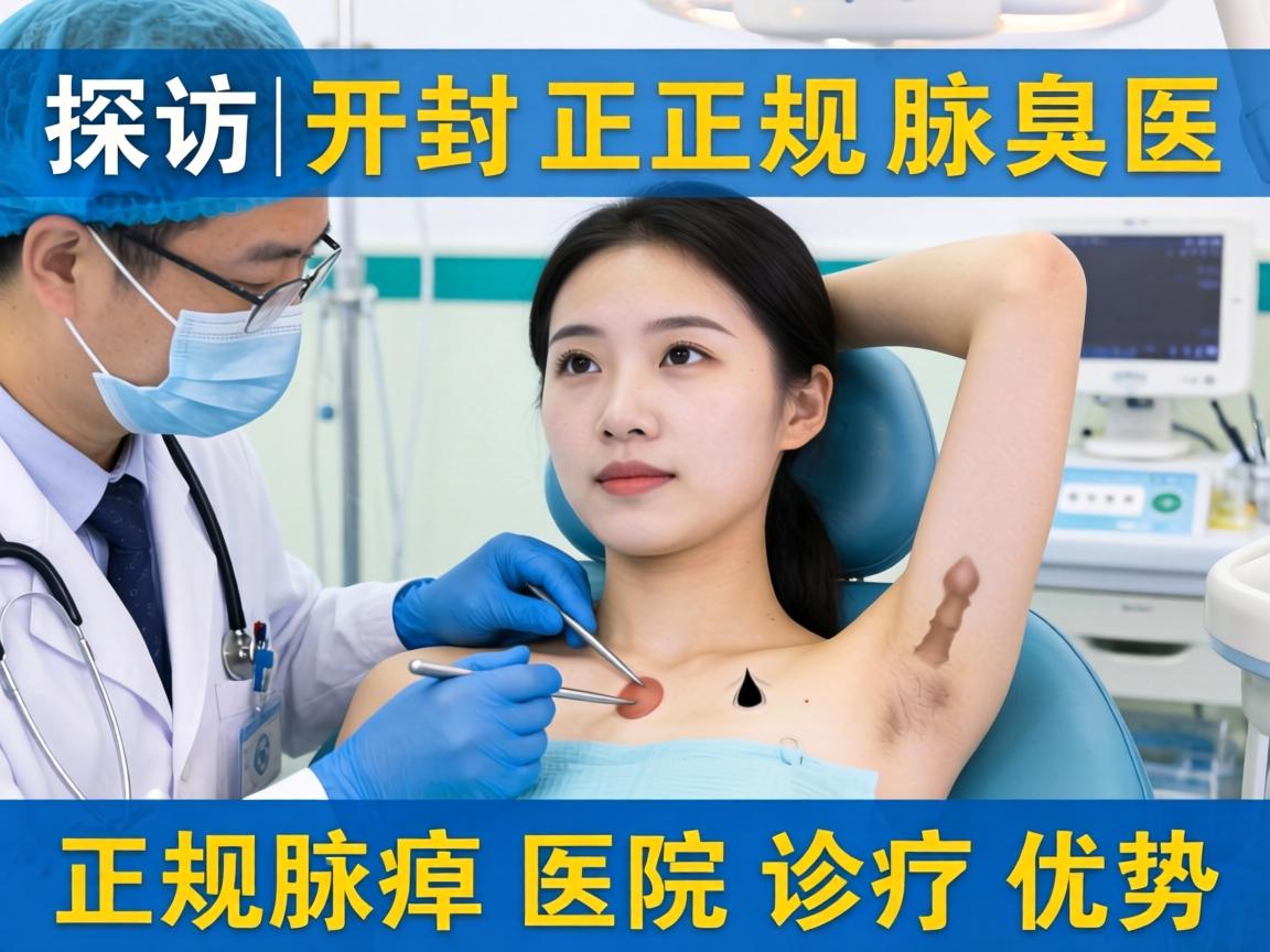 探访开封正规腋臭医院，详解正规腋臭医院的诊疗优势
