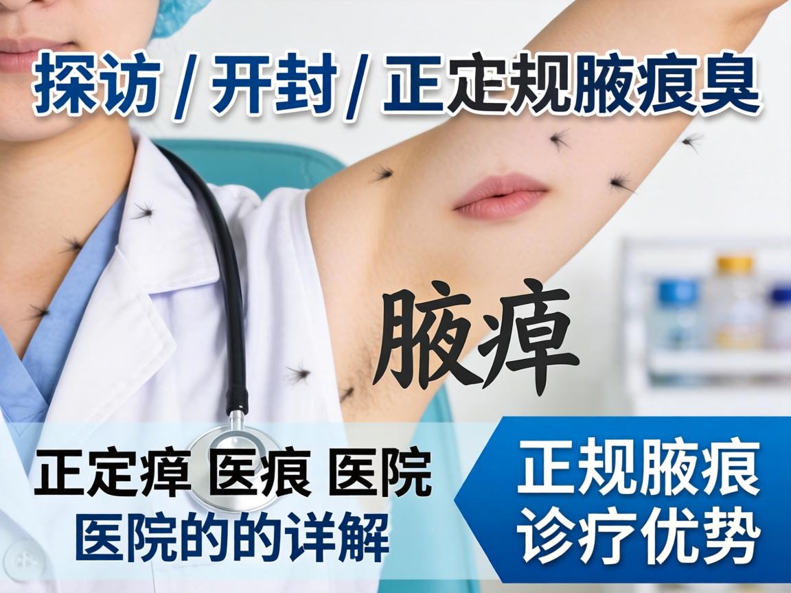 探访开封正规腋臭医院，详解正规腋臭医院的诊疗优势