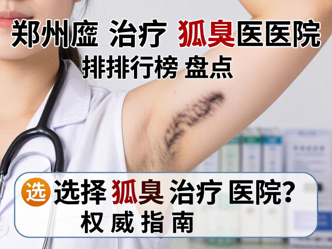郑州治疗狐臭医院排行榜盘点，选择狐臭治疗医院的权威指南