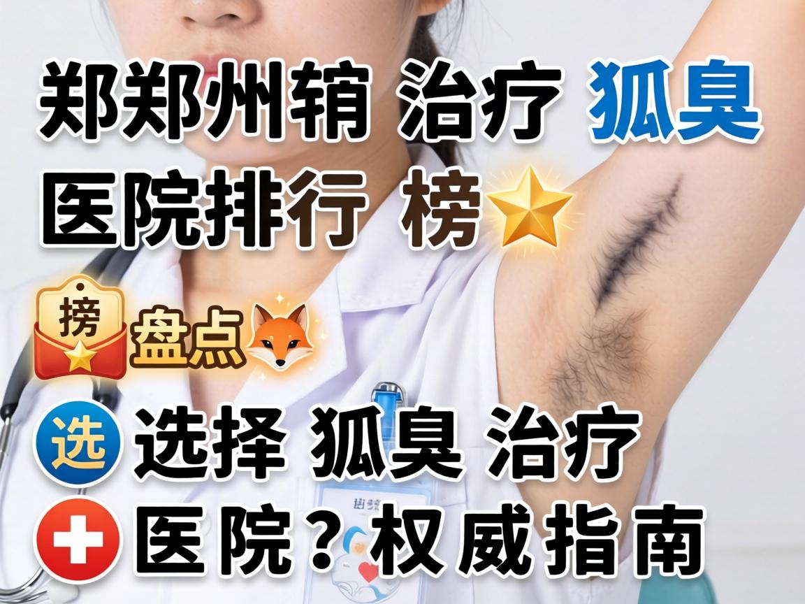 郑州治疗狐臭医院排行榜盘点，选择狐臭治疗医院的权威指南