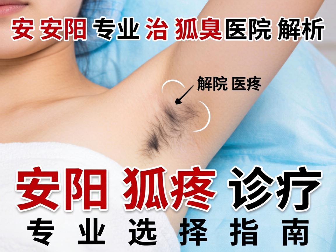 安阳专业治狐臭医院解析，安阳狐臭诊疗专业选择指南