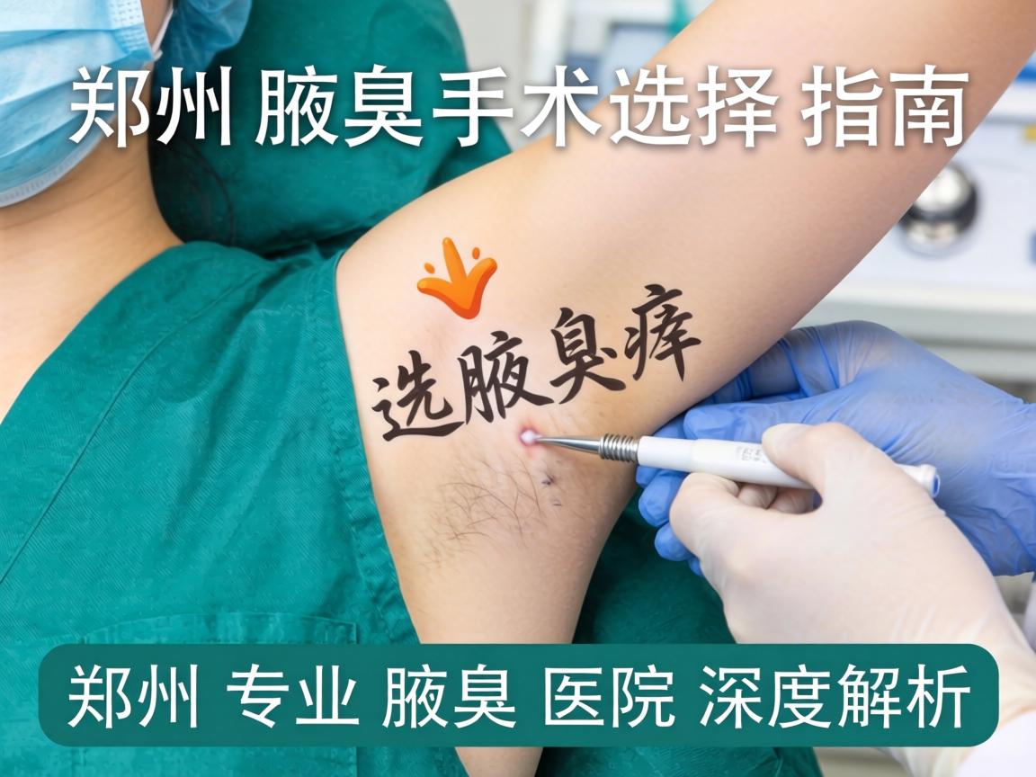 郑州腋臭手术选择指南，郑州专业腋臭医院深度解析