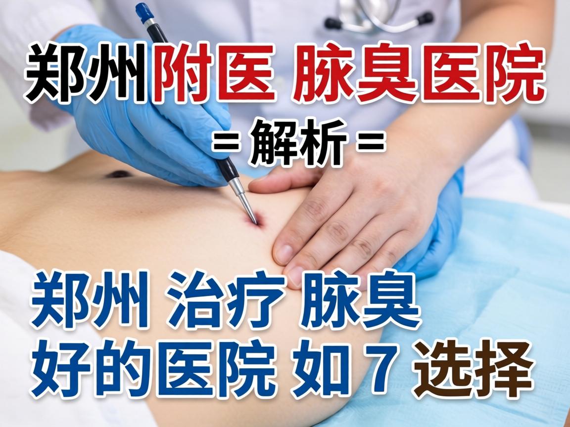 郑州附医腋臭医院解析，郑州治疗腋臭好的医院如何选择