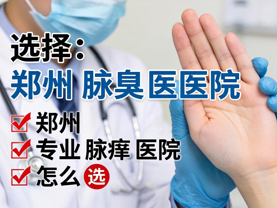 选择郑州腋臭医院，郑州专业腋臭医院怎么选