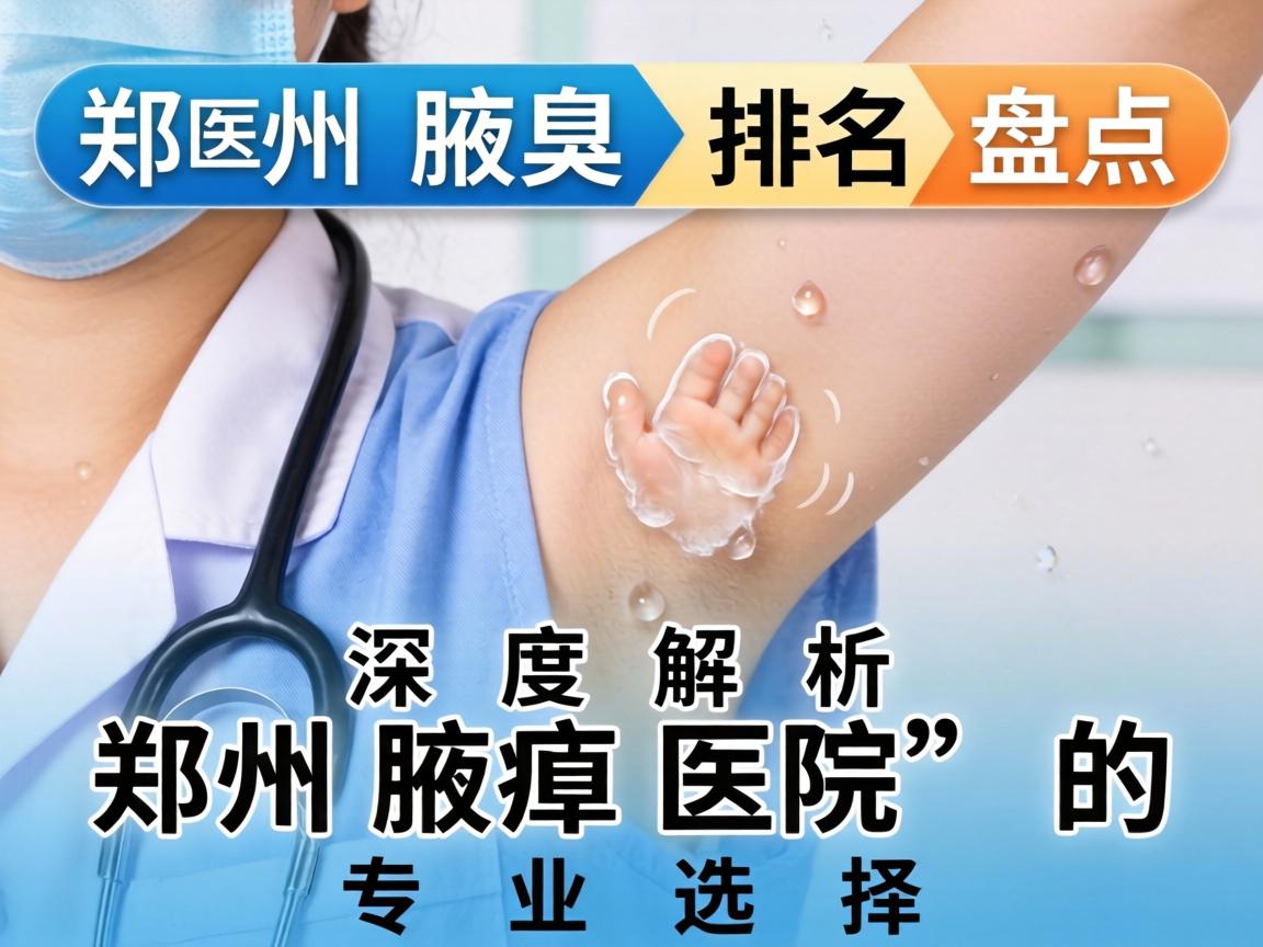 郑州腋臭医院排名盘点，深度解析郑州腋臭医院的专业选择