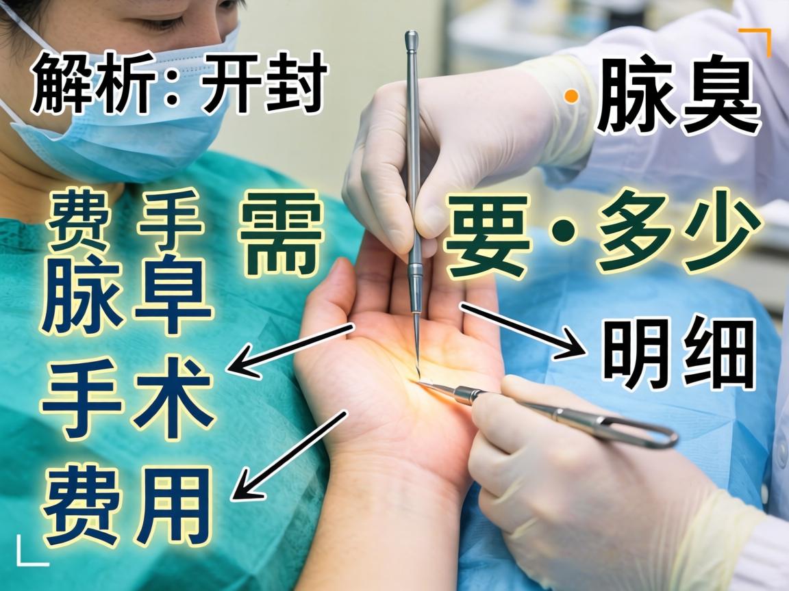 解析开封腋臭手术费需要多少，腋臭手术费用明细详解