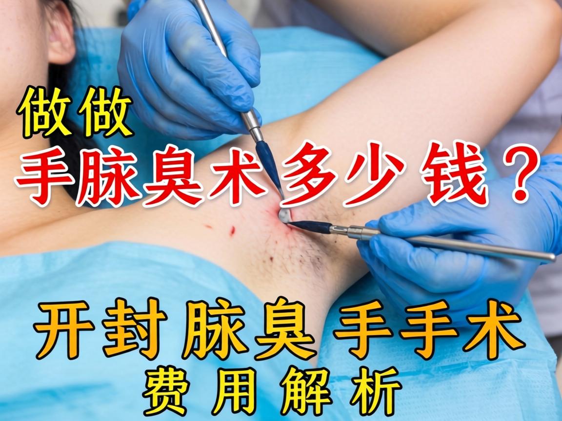 在开封做腋臭手术多少钱？开封腋臭手术费用解析