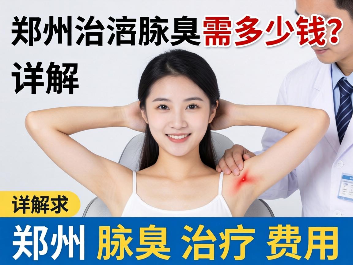 郑州治腋臭需多少钱？详解郑州腋臭治疗费用
