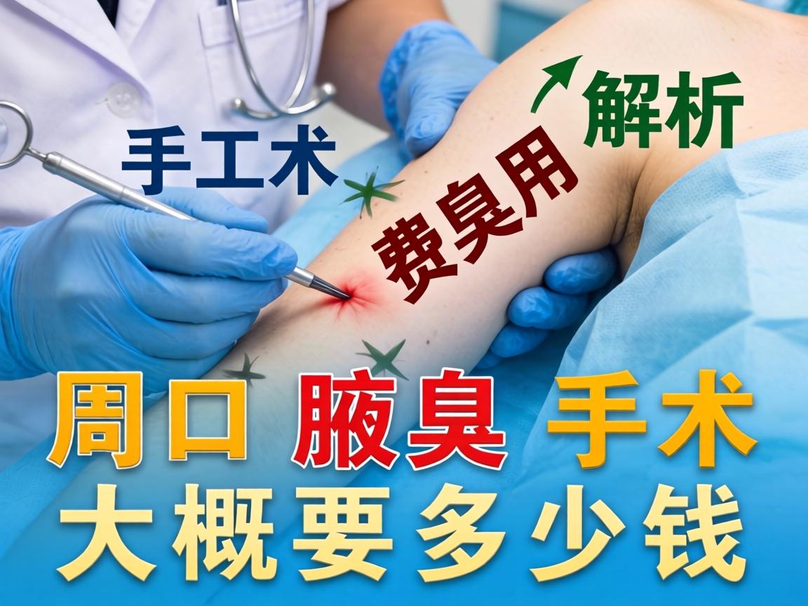 周口腋臭手术费用解析，周口腋臭手术大概要多少钱