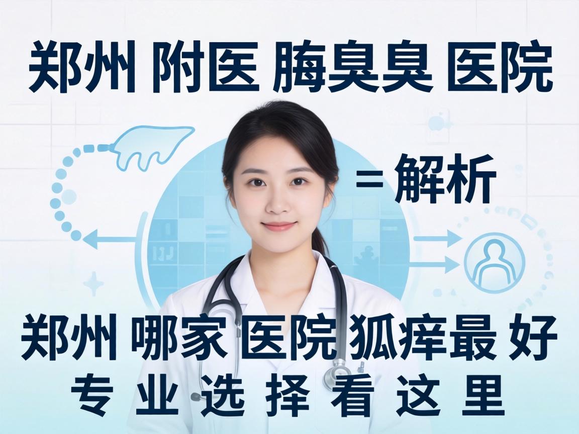 郑州附医腋臭医院解析，郑州哪家医院狐臭最好，专业选择看这里
