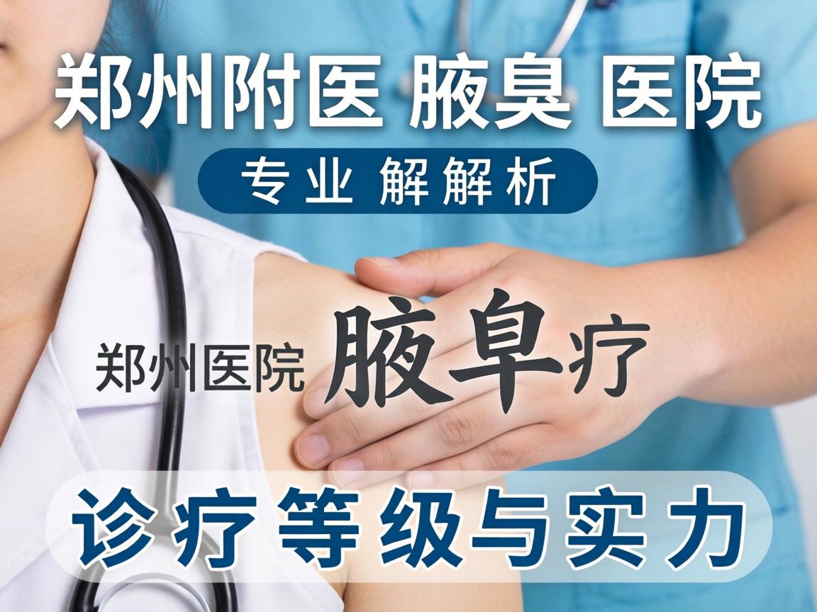 郑州附医腋臭医院专业解析，郑州附医腋臭医院诊疗等级与实力