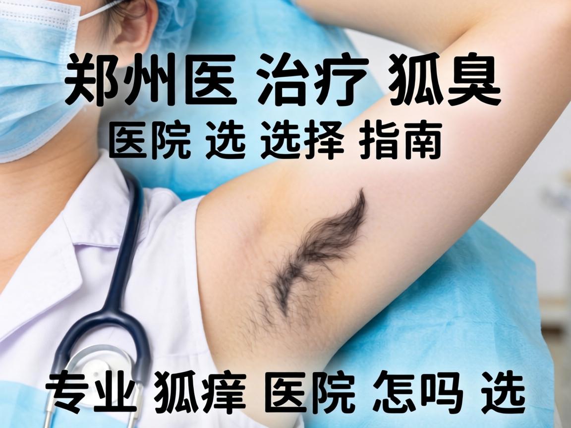 郑州治疗狐臭医院选择指南，专业狐臭医院怎么选