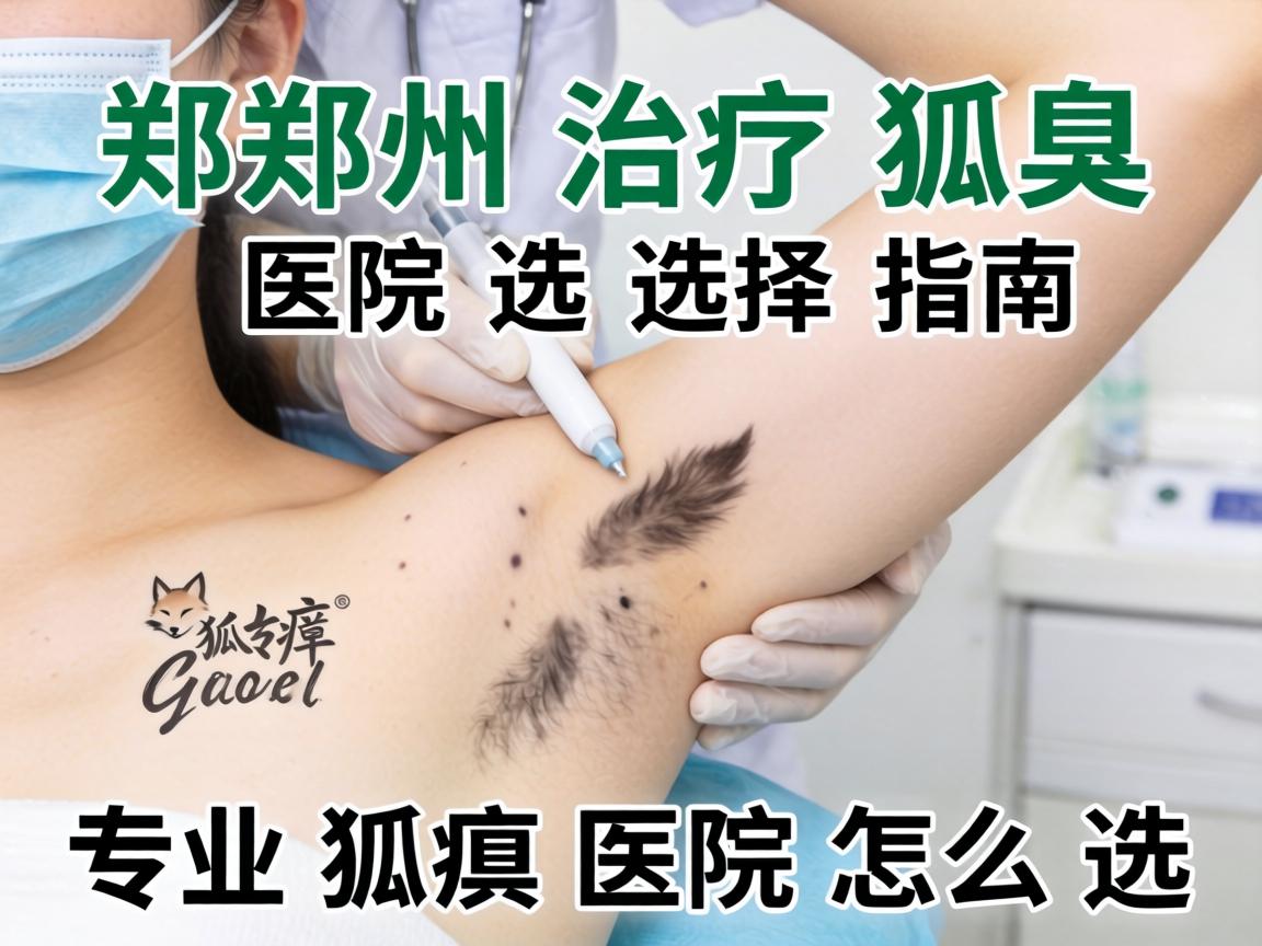 郑州治疗狐臭医院选择指南，专业狐臭医院怎么选